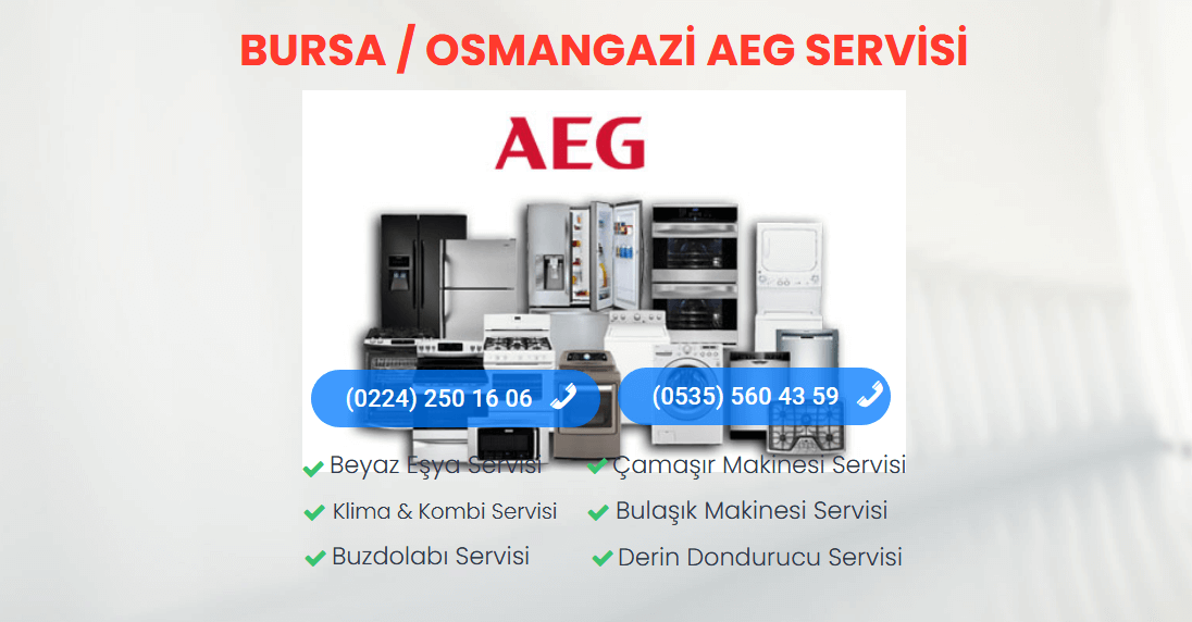 Osmangazi AEG Teknik Servisi