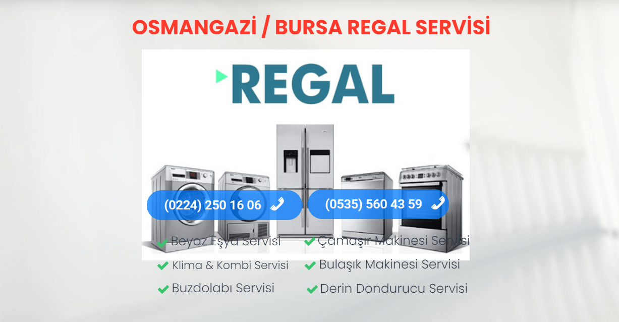 Osmangazi Regal Teknik Servis