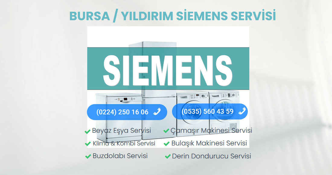 Yıldırım Siemens Teknik Servisi