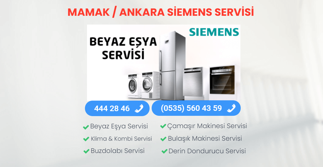 Siemens Servisi Mamak