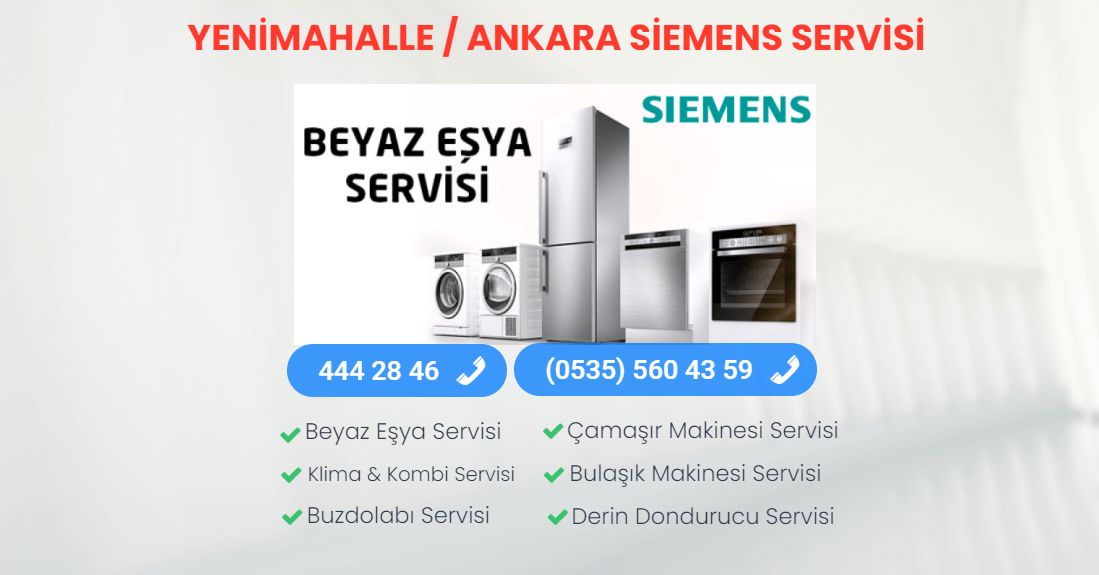 Siemens Servisi Yenimahalle