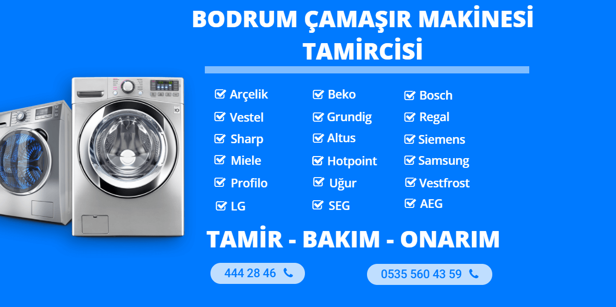 Bodrum Çamaşır Makinesi Tamircisi